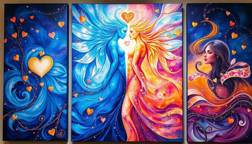 charming twin flame art