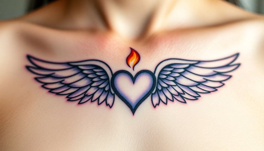 heavenly angel tattoo ideas