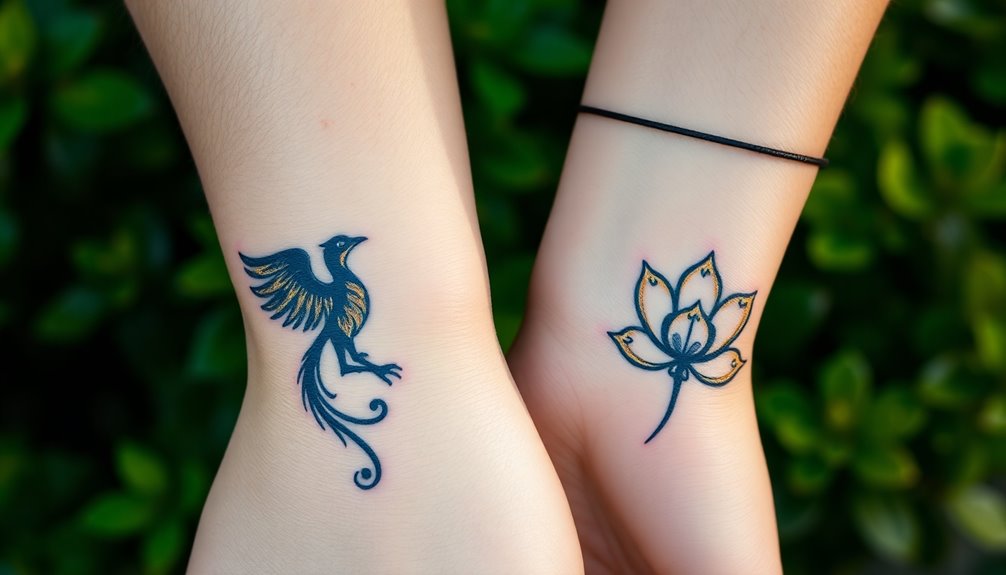 irresistible twin flame tattoos