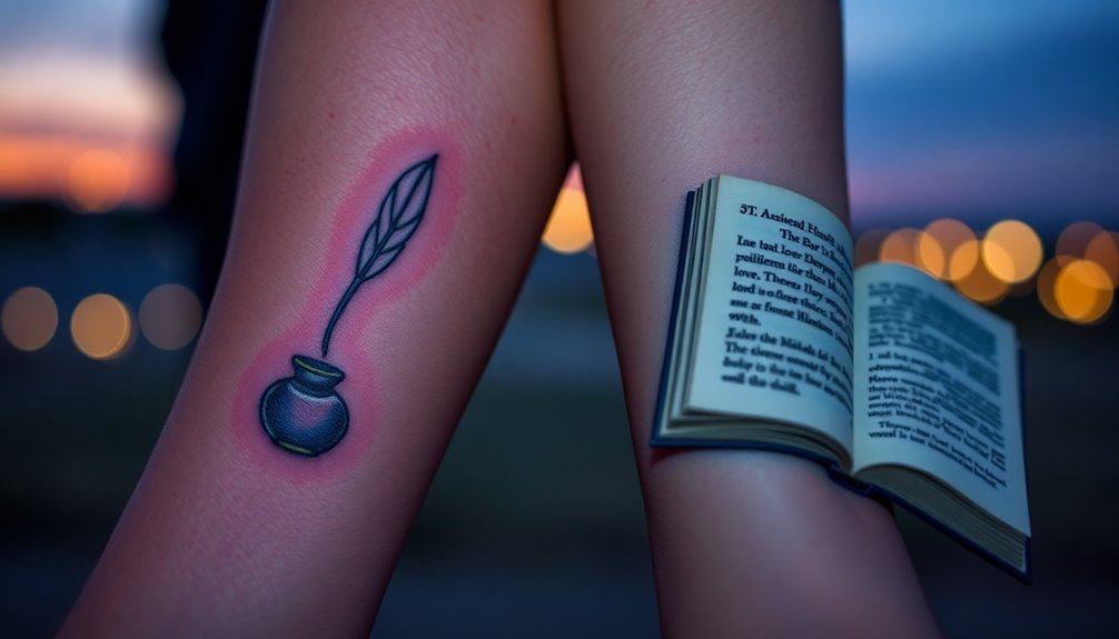 literary themed tattoo ideas