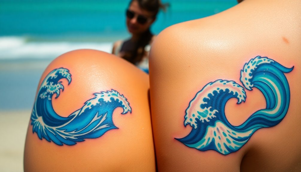 ocean inspired body art