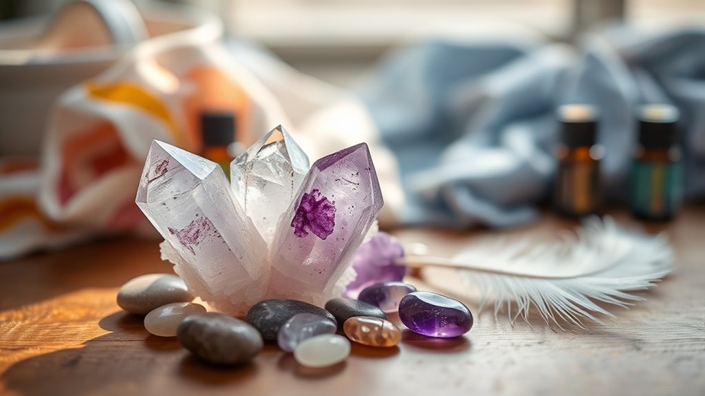 crystals promote mindful energy balance