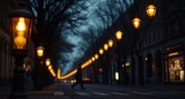 flickering streetlights and significance