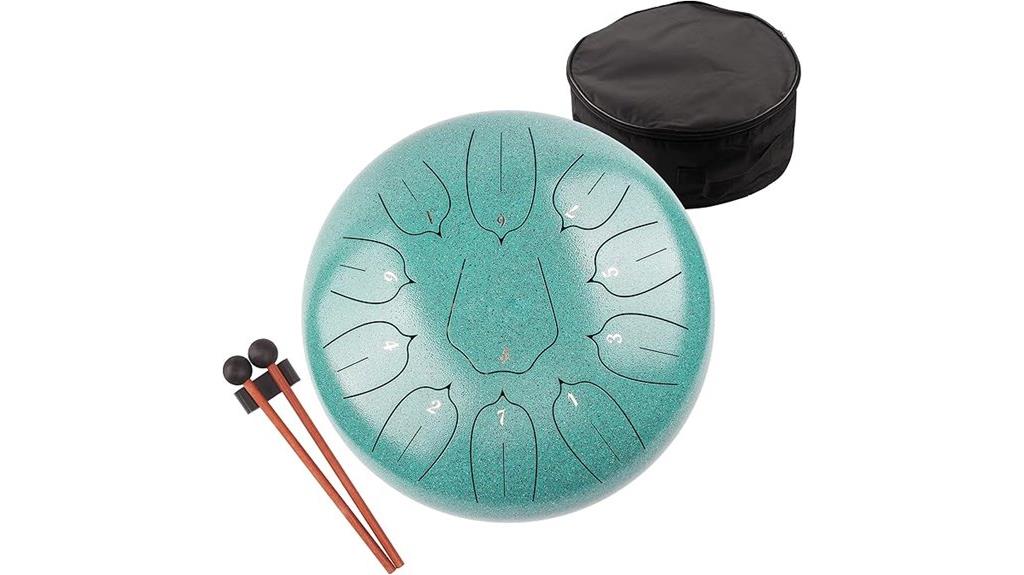12 inch steel tongue drum