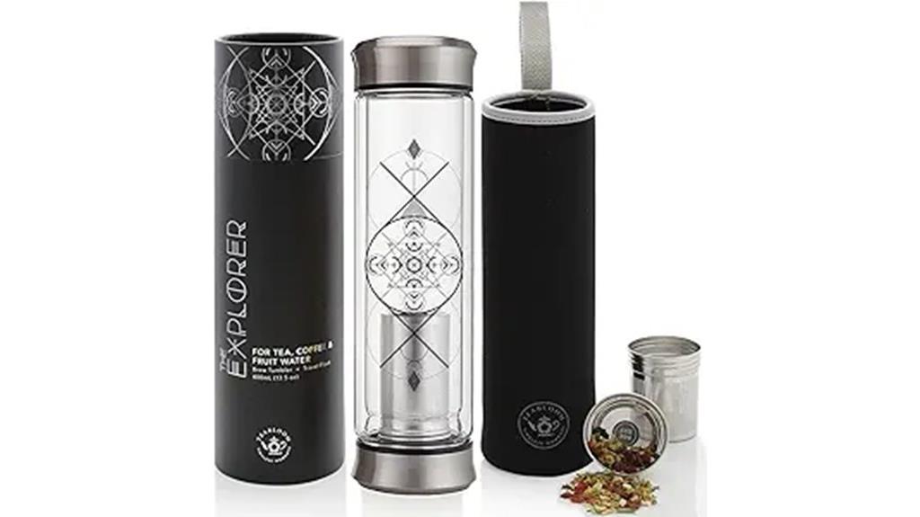 14 oz travel tea bottle