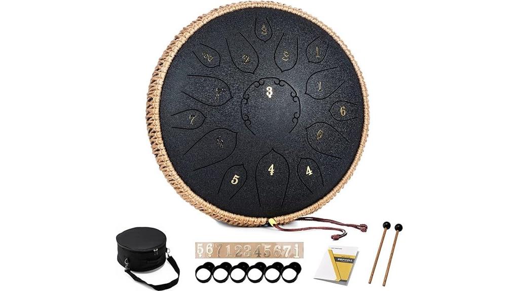 15 note 12 inch hand drum