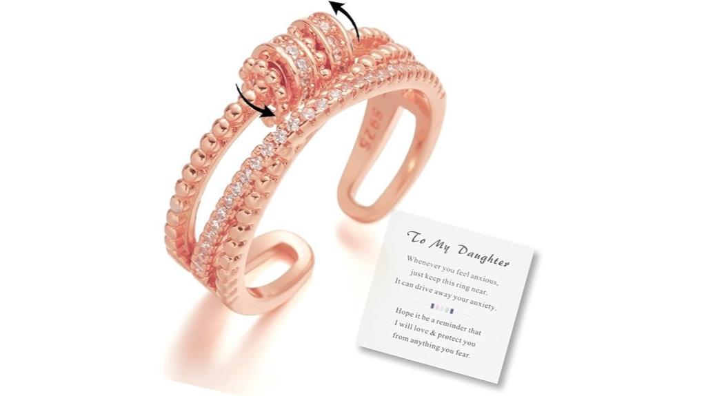 adjustable bead spinner ring
