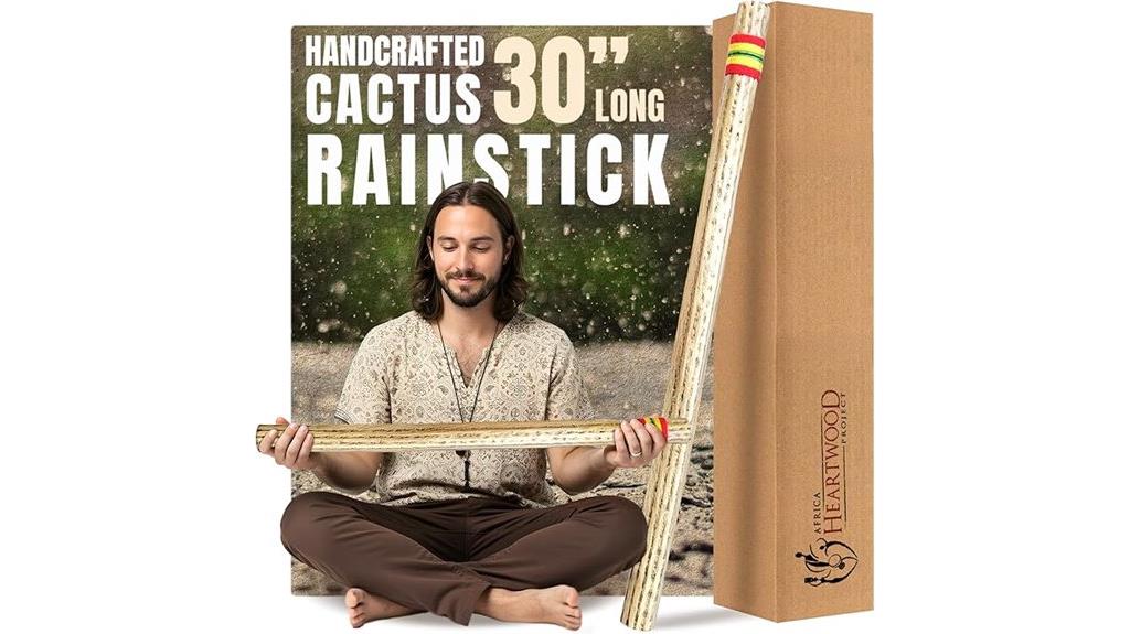 african inspired rainstick from chile