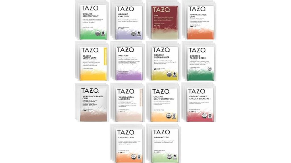 assorted tea bag variety
