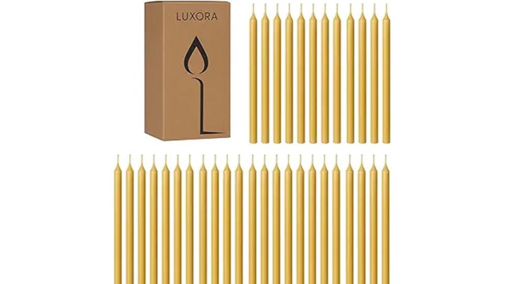 australian beeswax candle pack