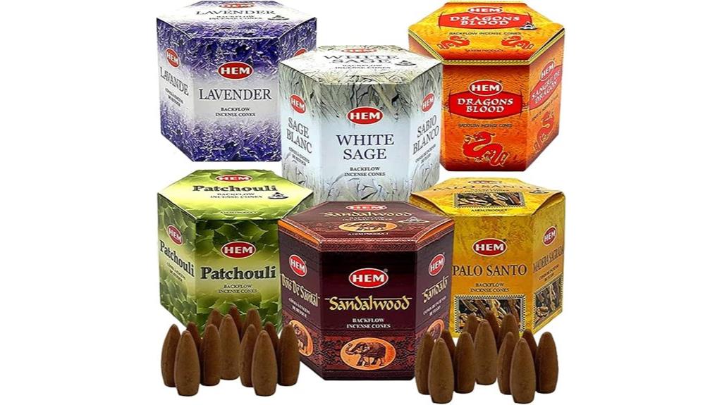 backflow incense cone pack