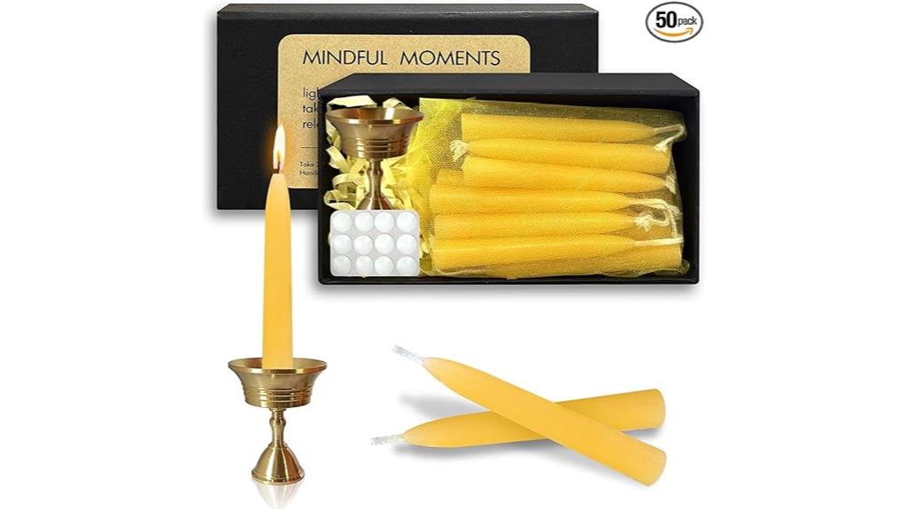 beeswax candle pack