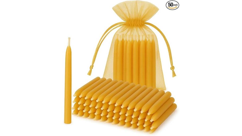 beeswax candle refills pack