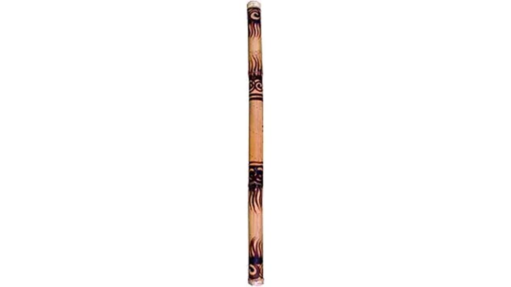 burned bamboo rain stick