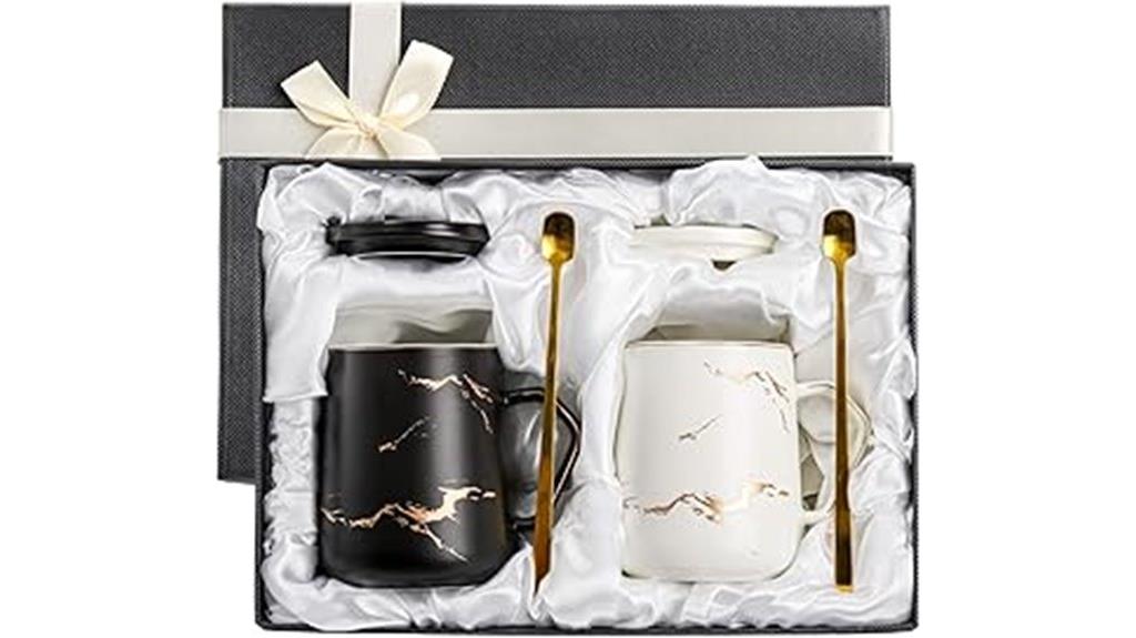 ceramic couple mug set