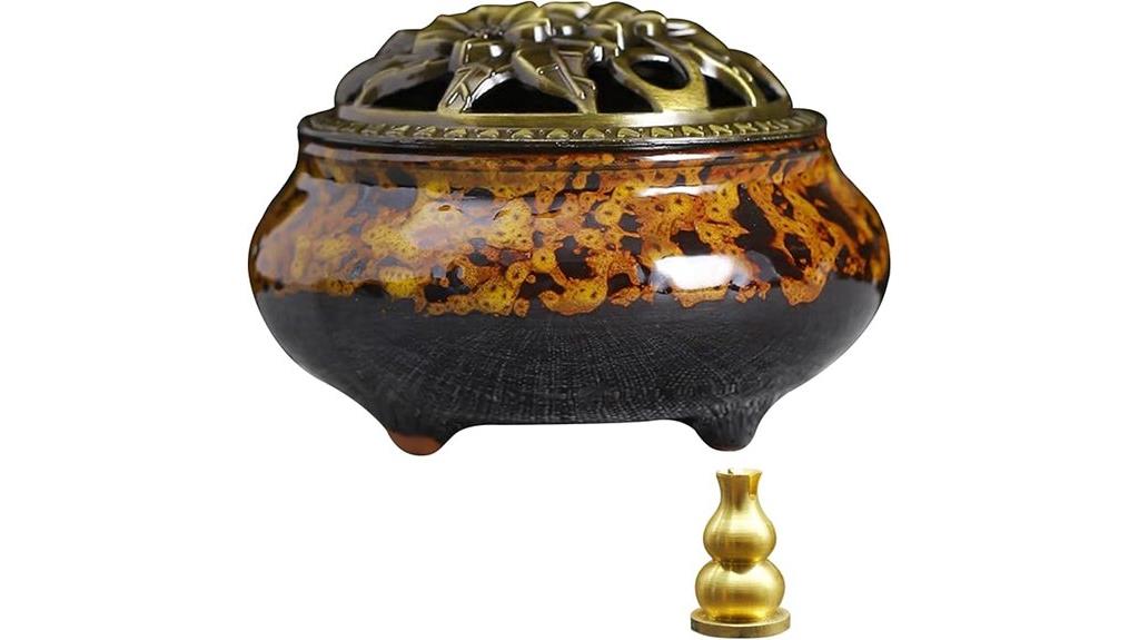 ceramic incense burner set