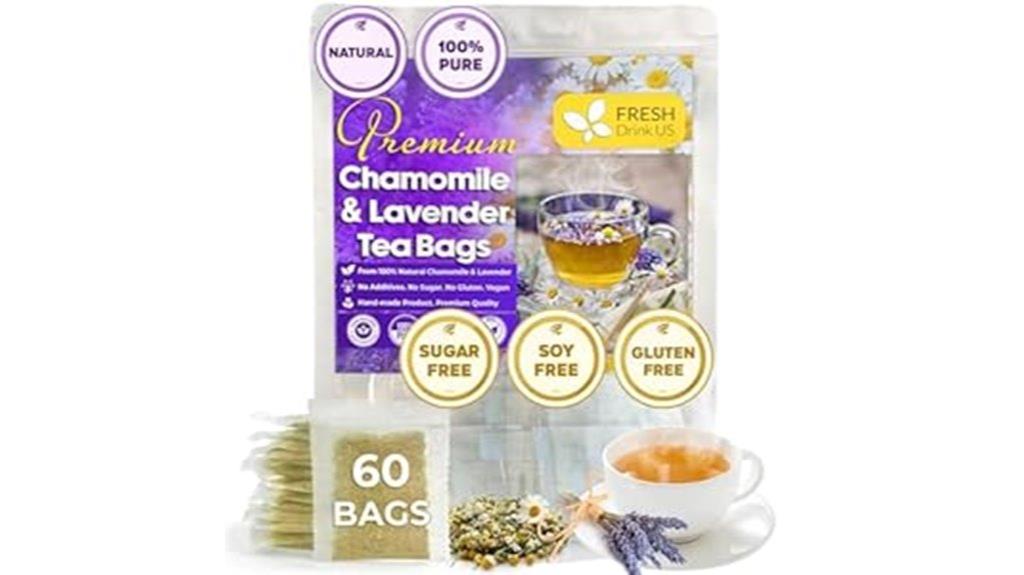 chamomile lavender calming tea