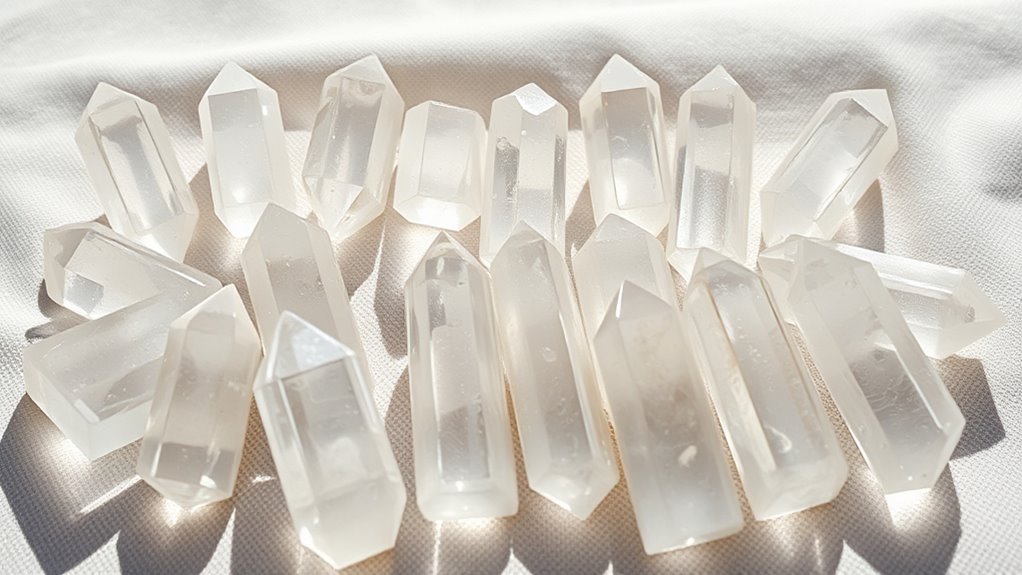 clear quartz crystal packs