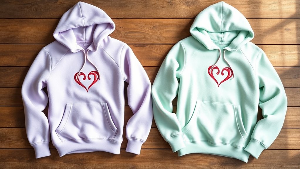 comfortable matching hoodie choices