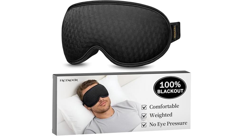 contoured deep sleep mask
