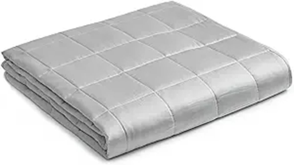 cooling 20lb grey blanket