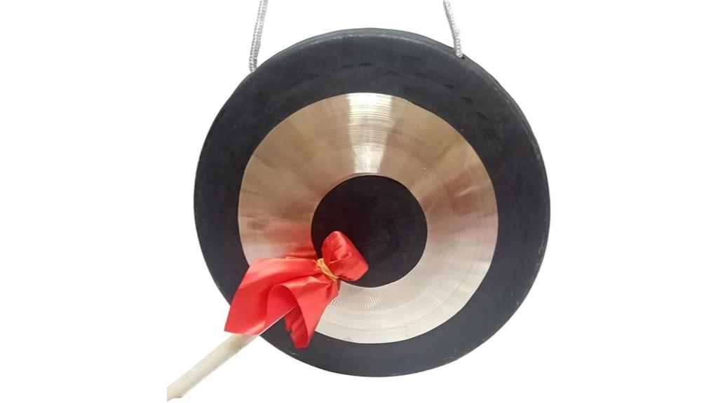 copper gong with beater