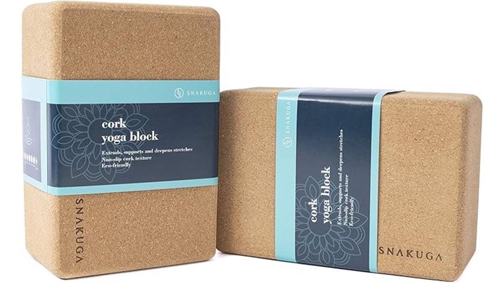 cork yoga block set