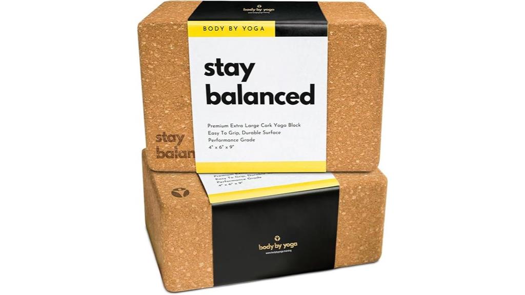 cork yoga blocks set
