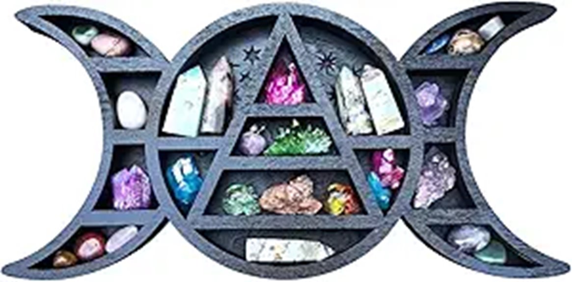 crystal display shelf