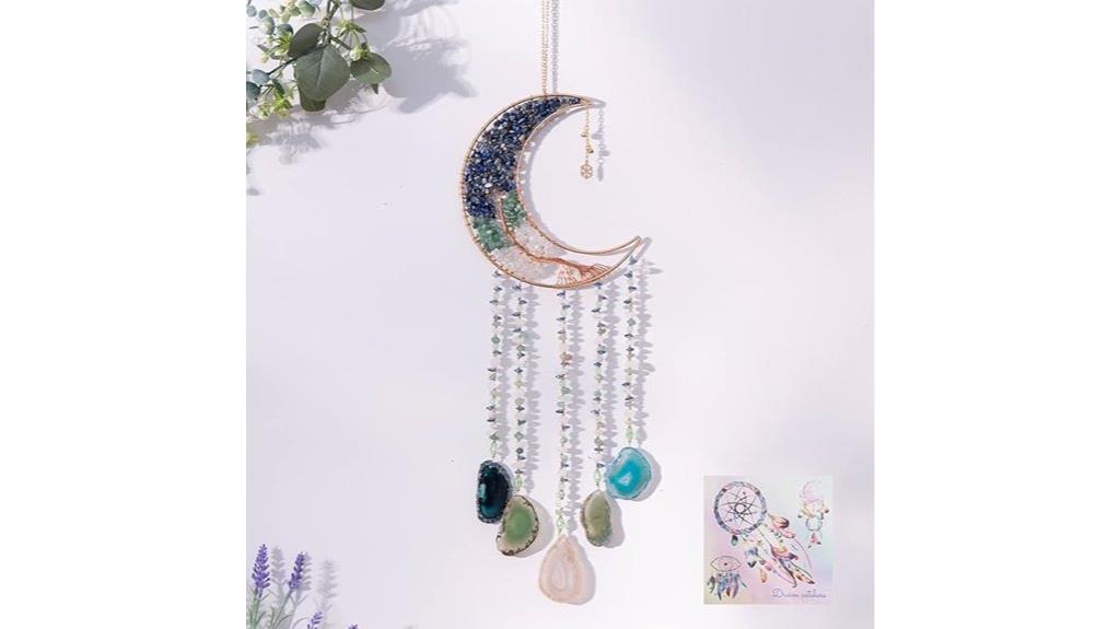crystal gemstone wall decor