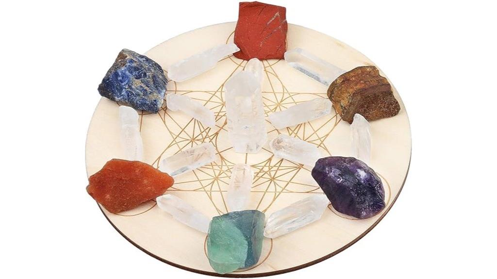 crystal healing set