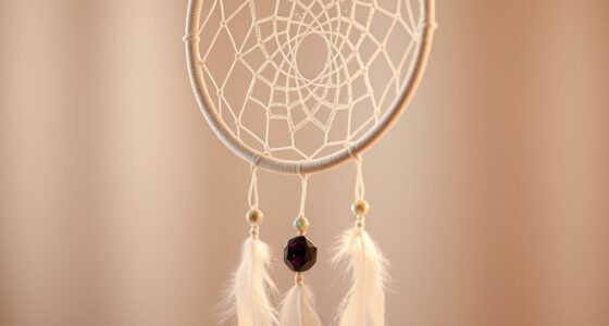 dreamcatchers with crystals