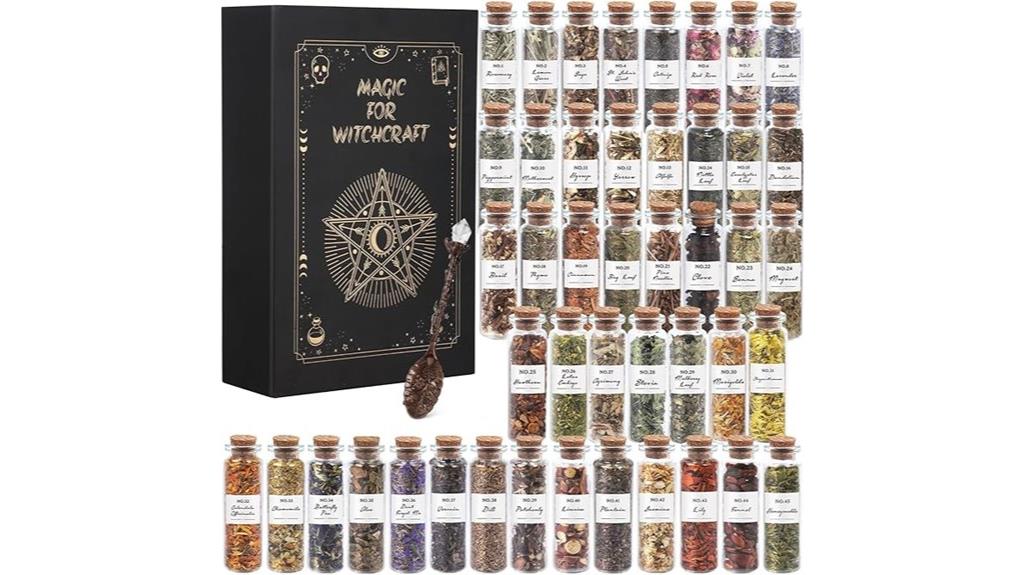 dried herbs witchcraft kit