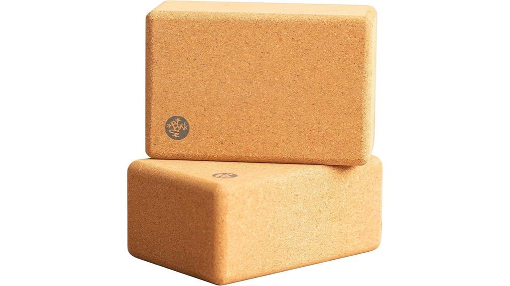 eco friendly cork yoga block