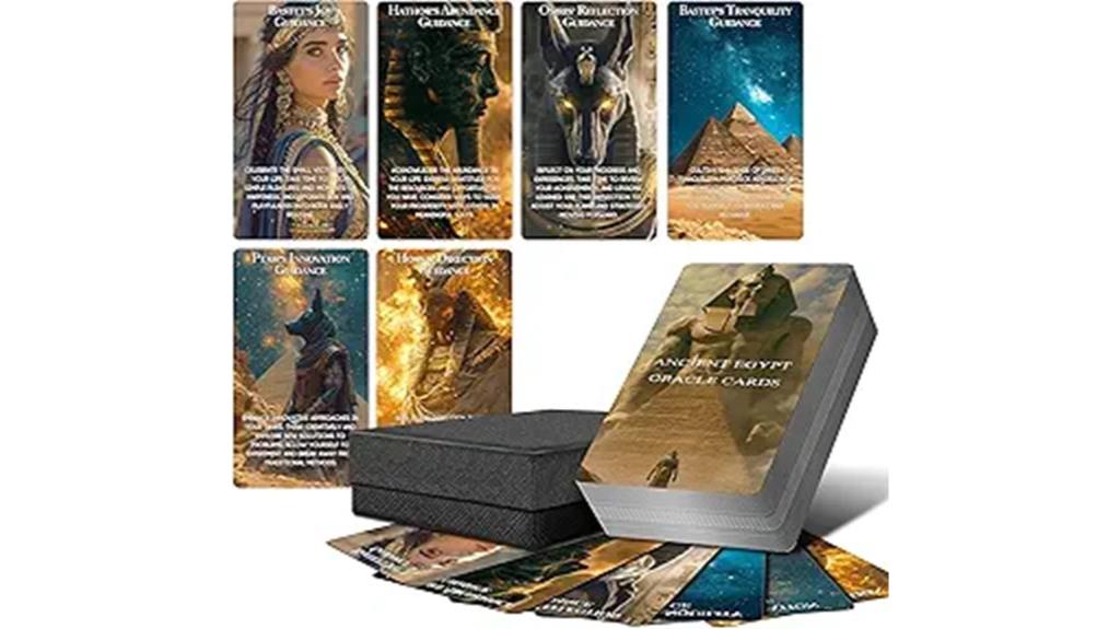 egyptian divination card deck