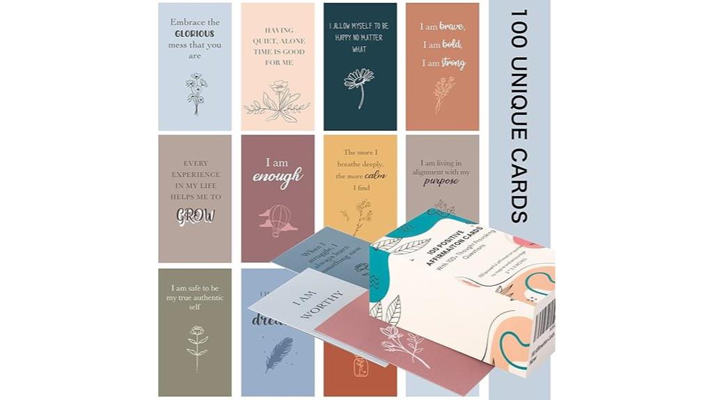 empowering affirmation cards set