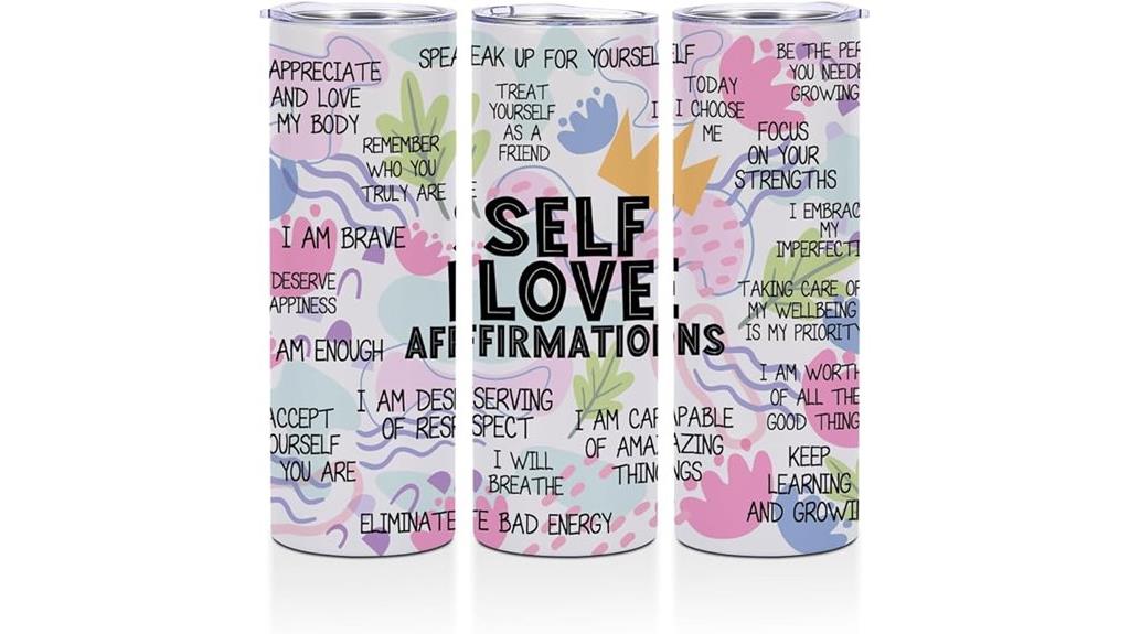 empowering women stainless tumbler