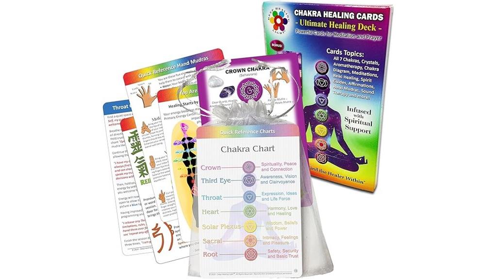 energy balance chakra cards