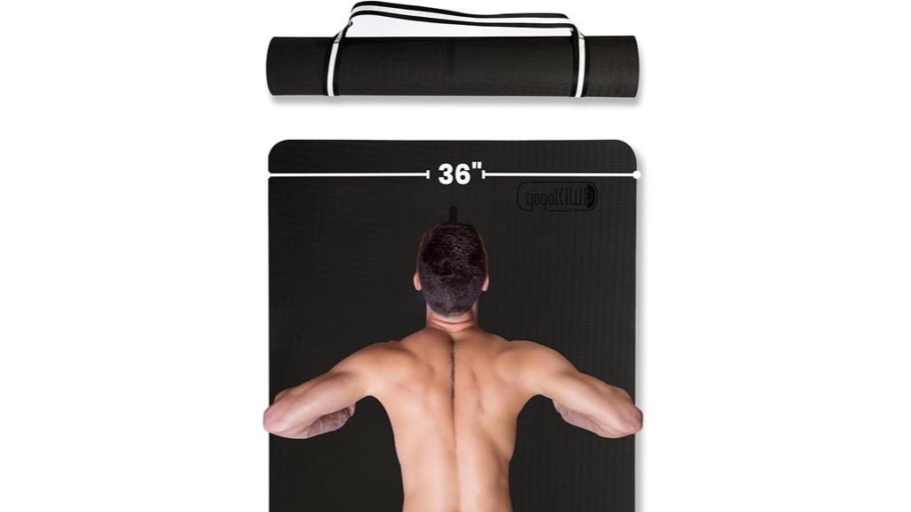 extra wide yoga mat
