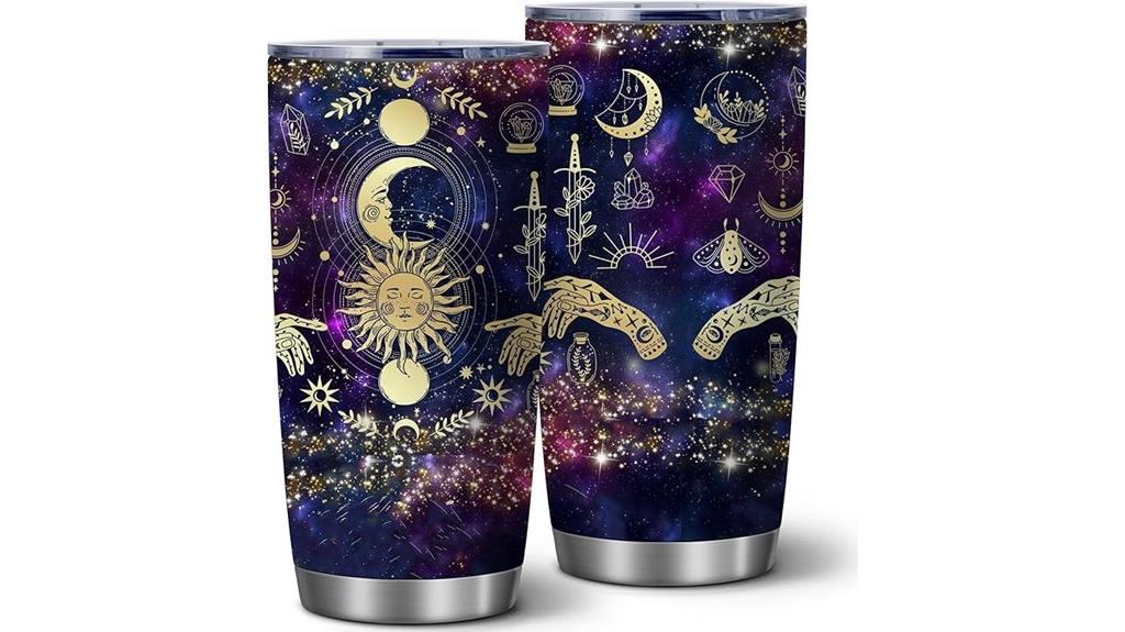 goth moon witch mug