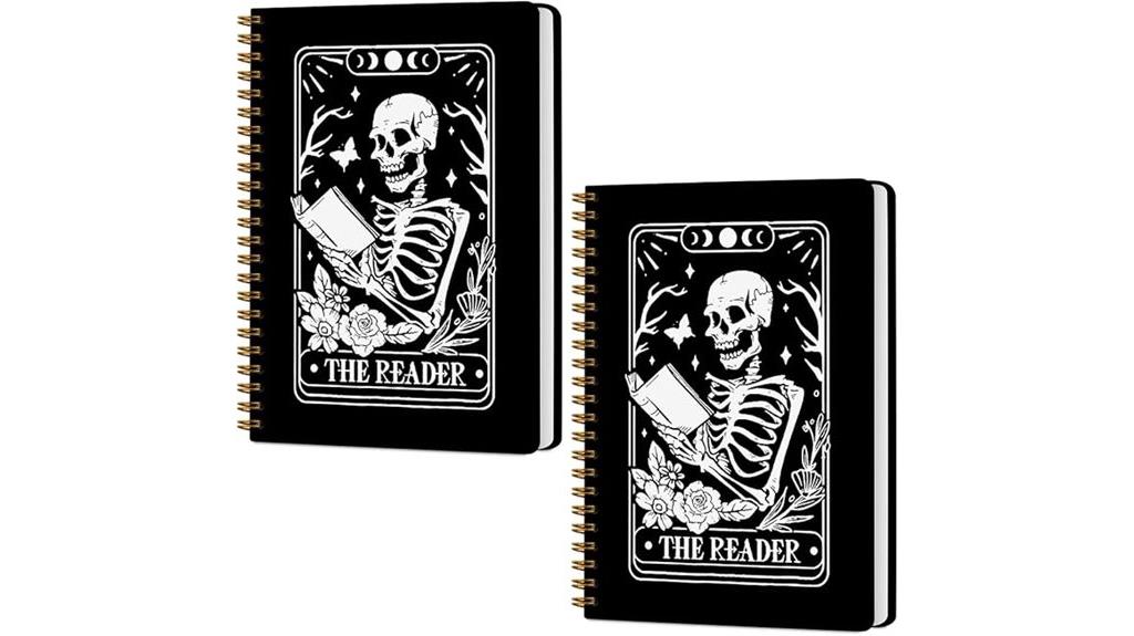 gothic tarot notebook set