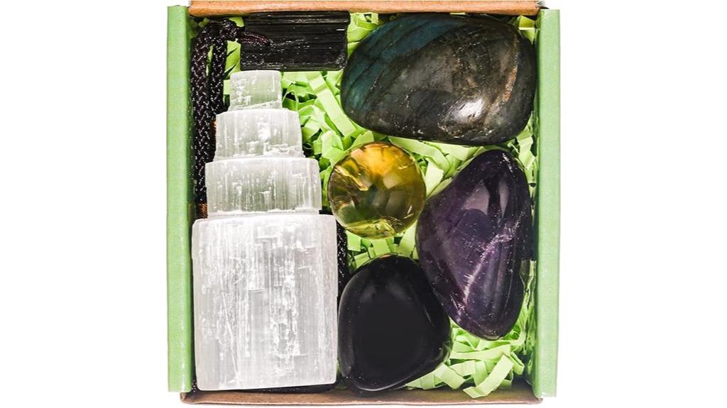 healing crystals meditation set
