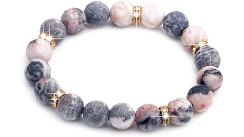 healing rose quartz bracelet