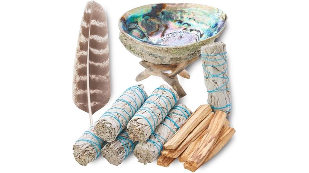 herbal cleansing smudging set