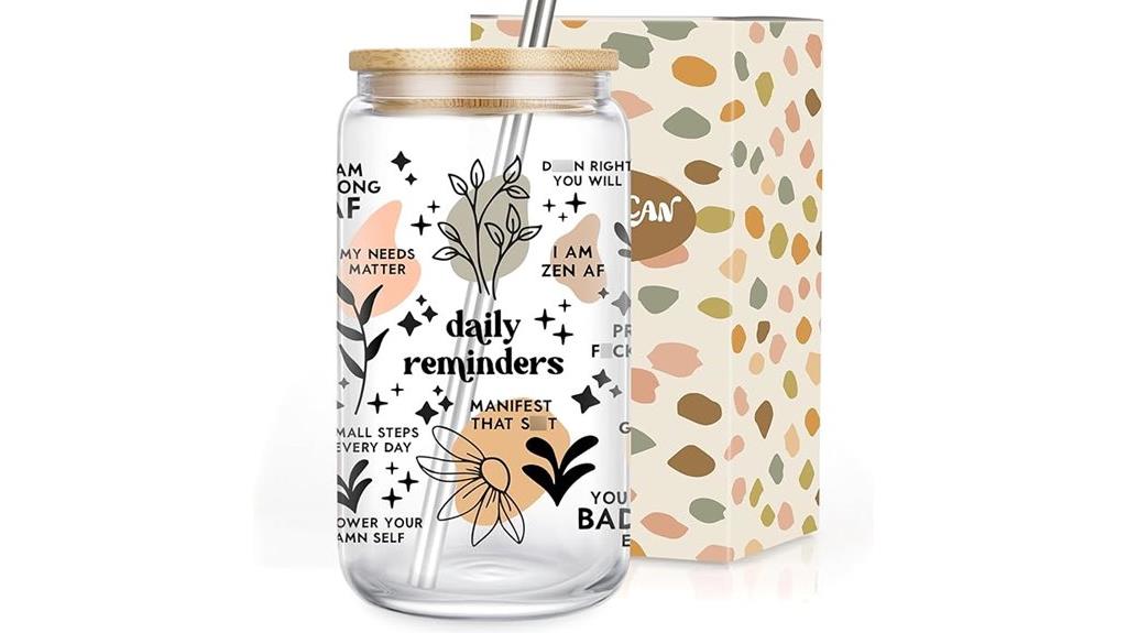 inspirational tumbler with lids