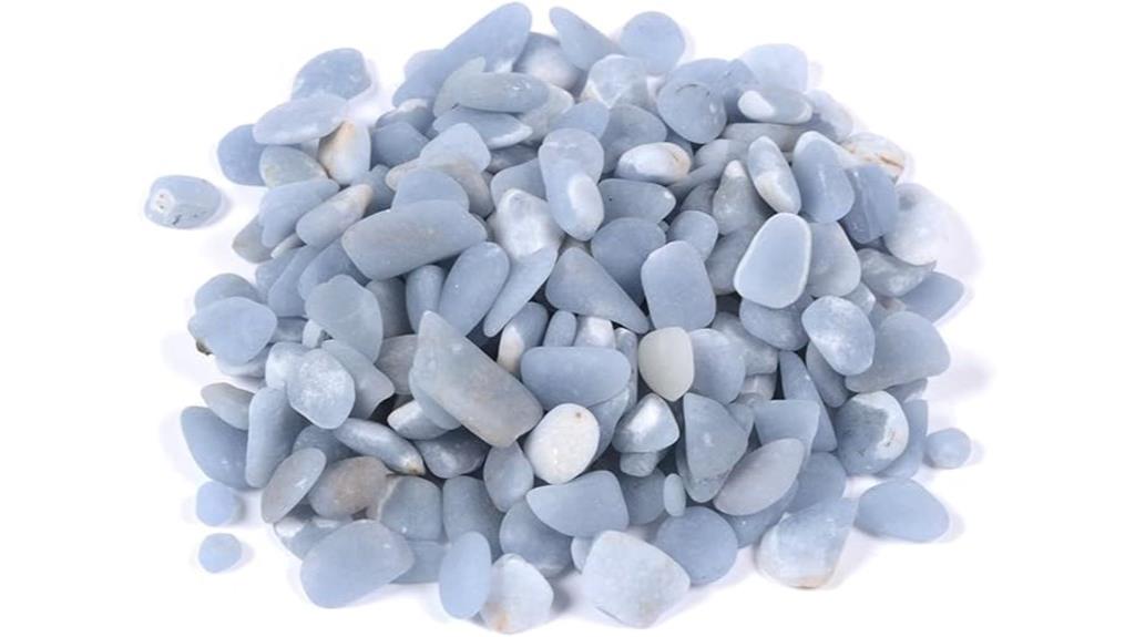 justin stones matte angelite chips
