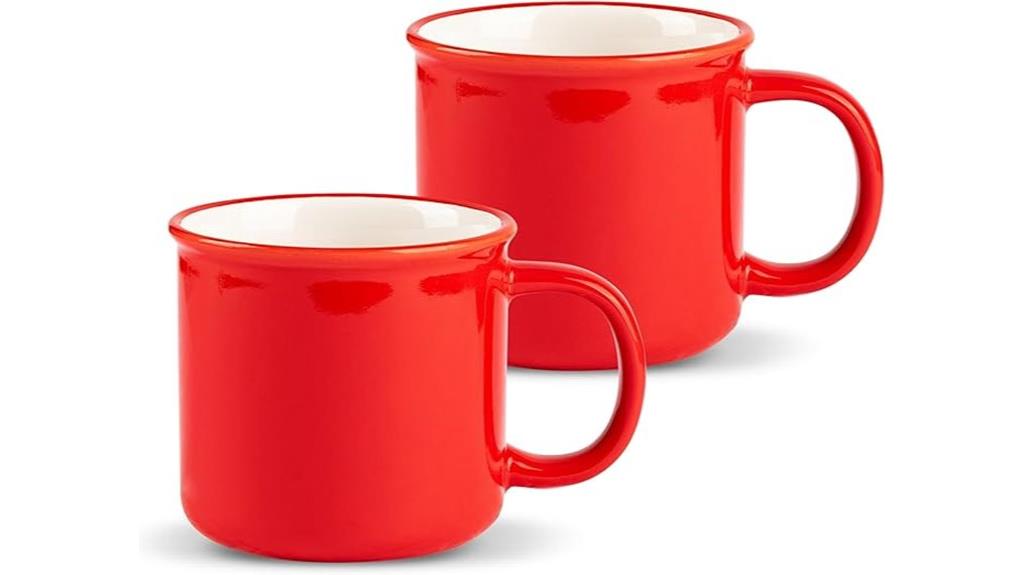 kook 2 piece ceramic mugs