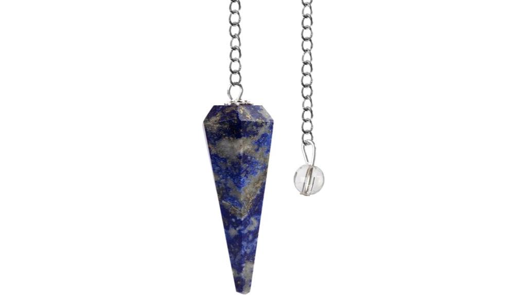 lapis lazuli healing pendulum