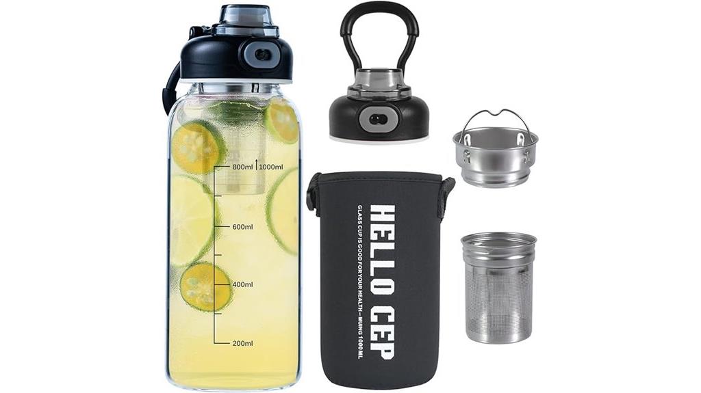large 34oz tea bottle