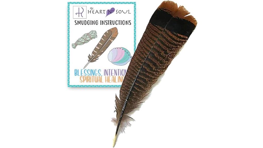 large feather for cleansing
